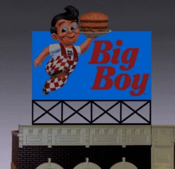 Miller Engineering 442902 - Animated Big Boy Billboard - HO/N Scale