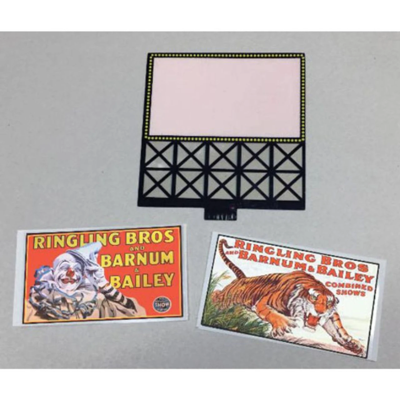 Miller Engineering 442952 - Small Circus Animated Billboard - N And HO Scale 3 Miller Engineering 442952 - Small Circus Animated Billboard - N And HO Scale