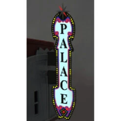 Miller Engineering 5982 - Animated Neon Vertical Theatre Sign Medium