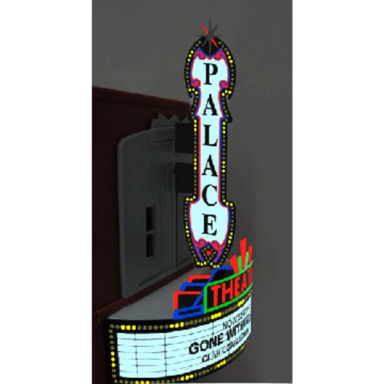 Miller Engineering 59982 - Animated Sign - Theater - N/HO 3 Miller Engineering 59982 - Animated Sign - Theater - N/HO