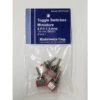 Miniatronics Corp. 36-210-04 - Mini Toggle Switches (4) SPDT 5 Amp 120 V - -Woodland Scenics Shop mnt36 210 04 50422.1654395094