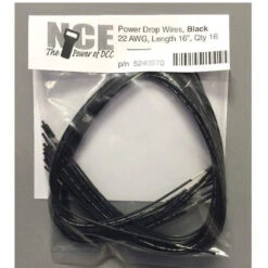 NCE 270 - Power Drop Wires Black 16 Pack - Multi Scale