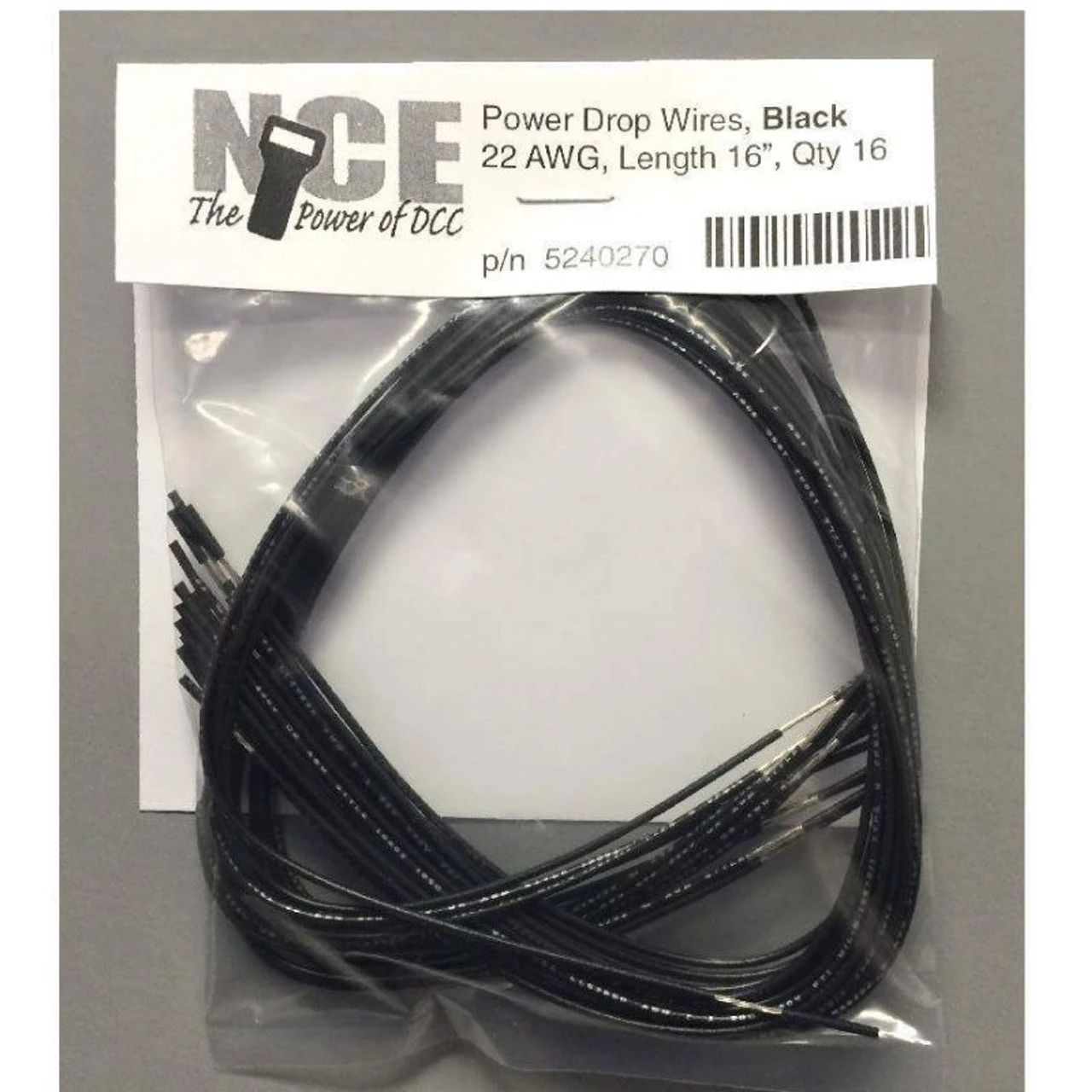 NCE 270 - Power Drop Wires Black 16 Pack - Multi Scale 3 NCE 270 - Power Drop Wires Black 16 Pack - Multi Scale