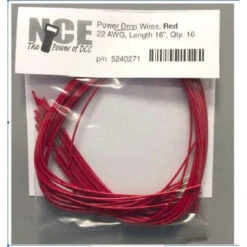 NCE 289 - Power Drop Wires Red 10 Pack - Multi Scale
