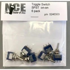 NCE 303 - SPDT Toggle Switch 6 Pack - Multi Scale