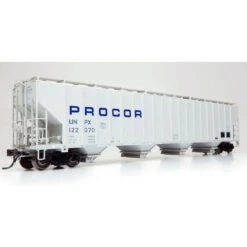 Rapido 157001-03 - Procor 5820 Covered Hopper: UNPX - Procor Blue Stencil Procor (UNPX) 122090 - HO Scale