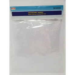 Rock Island Hobby 024440 - Clear Plastic Sheets “Calm With Ripple” - Multi Scale