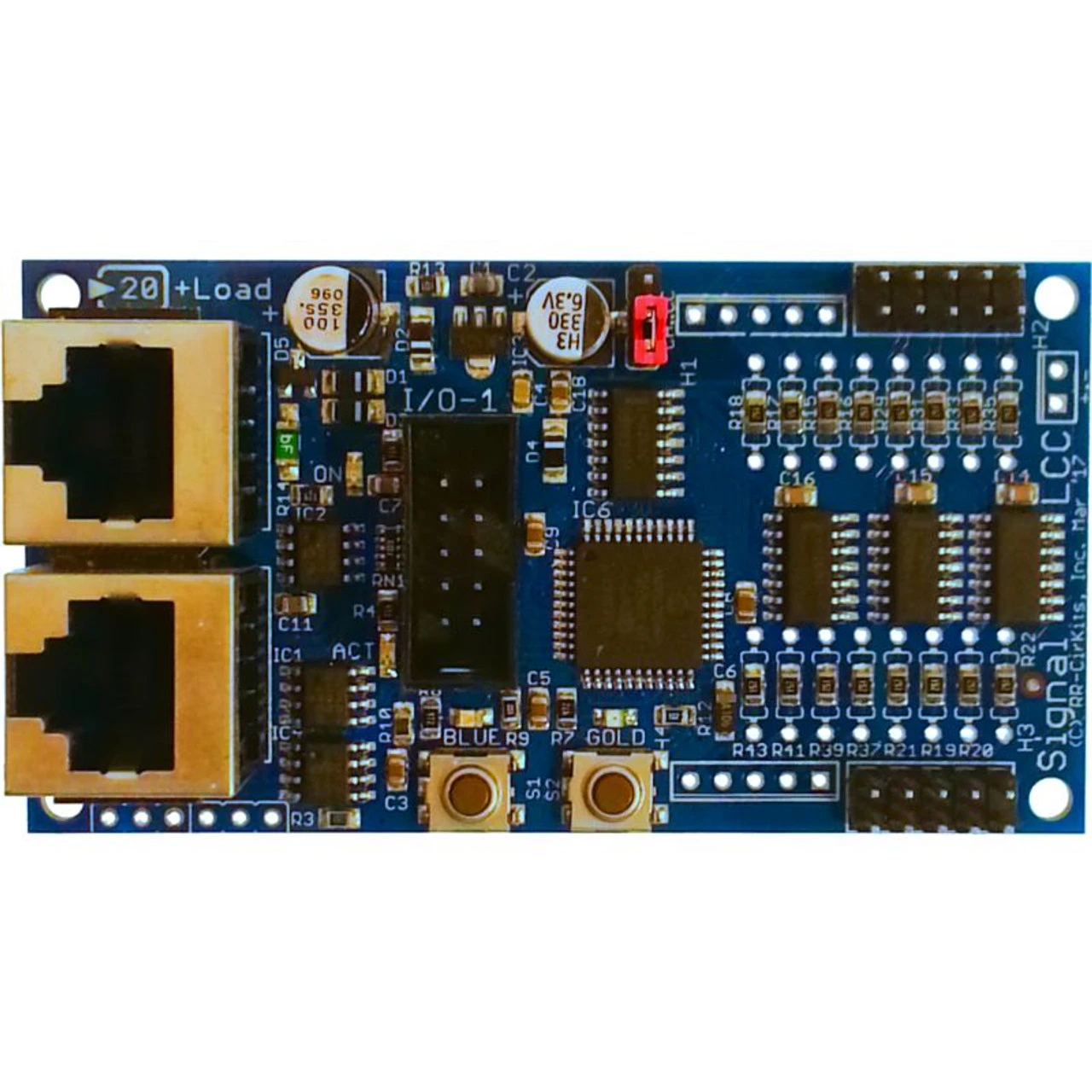 RR-CirKits, Inc Signal-LCC-P - Signal LCC Board With IDC Pin Connections - Multi Scale 3 RR-CirKits, Inc Signal-LCC-P - Signal LCC Board With IDC Pin Connections - Multi Scale