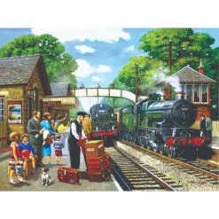 SunsOut 13730 - Train To The Coast Jigsaw Puzzle