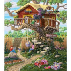 SunsOut 38788 - Girl's Clubhouse Jigsaw Puzzle -