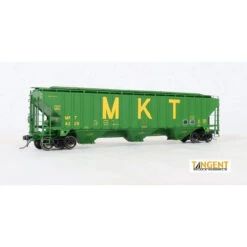 Tangent Scale Models 11220-16 - “Original 12-1979″ PS4750 Covered Hopper Missouri-Kansas-Texas (MKT) 4285 - HO Scale