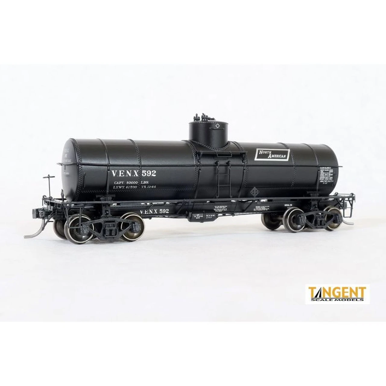 Tangent Scale Models 19025-04 - GATC 8k Gallon Tank North American Lease (VENX) 594 - HO Scale 3 Tangent Scale Models 19025-04 - GATC 8k Gallon Tank North American Lease (VENX) 594 - HO Scale