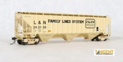 Tangent Scale Models 20053-10 - Pullman Standard 4750 "Original 12-1980" Louisville & Nashville (L&N) 242243 - HO Scale