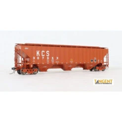 Tangent Scale Models 20075-08 - “Delivery Brown 12-1979” PS4750 Covered Hopper Kansas City Southern Railway (KCS) 307688 - HO Scale