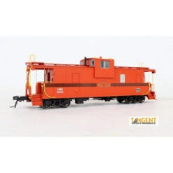 Tangent Scale Models 60215-01 - IC Centralia Wide-Vision Steel Caboose - Red Repaint 1988+ Chicago Missouri & Western (CM&W) 10200 - HO Scale