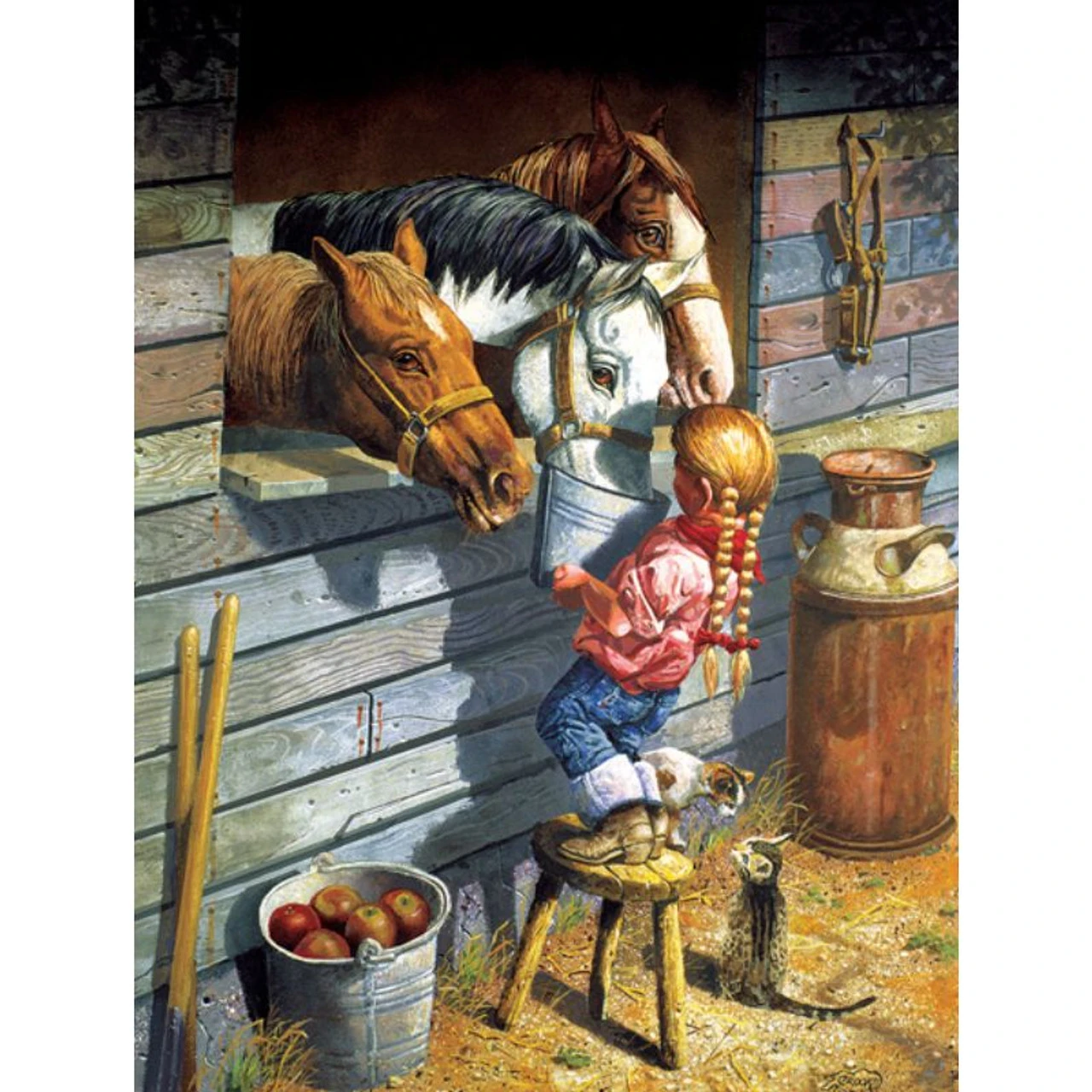 SunsOut 36048 - Working Girl Jigsaw Puzzle 3 SunsOut 36048 - Working Girl Jigsaw Puzzle