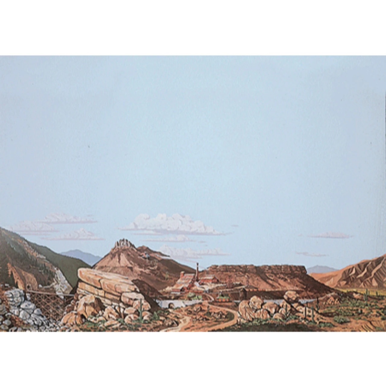 Walthers SceneMaster 949-703 - Background Scene - Instant Horizons - Mountain To Desert - HO Scale 3 Walthers SceneMaster 949-703 - Background Scene - Instant Horizons - Mountain To Desert - HO Scale