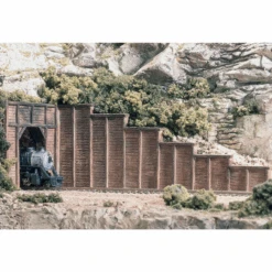 Woodland Scenics 1160 - Timber Retaining Wall (6 Pieces) - N Scale