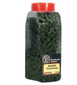Woodland Scenics #1647 - Dark Green Bushes - Shaker 30oz