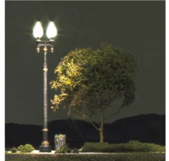 Woodland Scenics 5640 - N Scale Double Lamp Post Street Lights