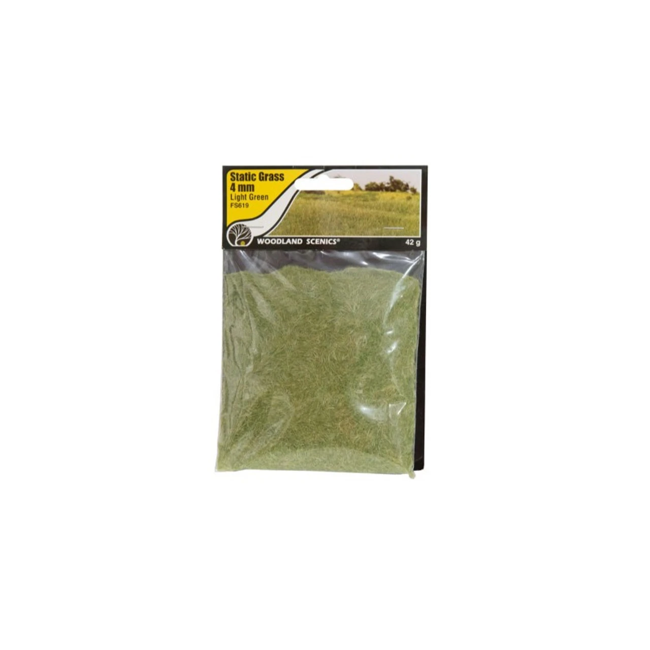 Woodland Scenics 619 - Static Grass Light Green 4mm 3 Woodland Scenics 619 - Static Grass Light Green 4mm